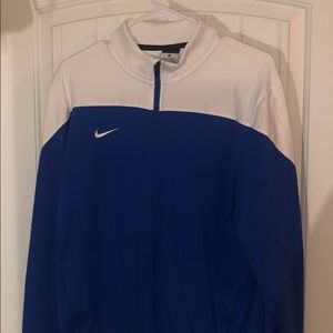 Men’s Nike Futbol Jacket Blue/White Size Medium